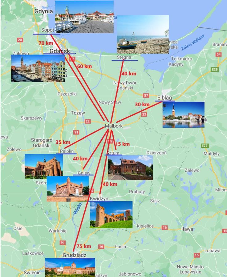 Apartament Wiosenna Malbork Buitenkant foto